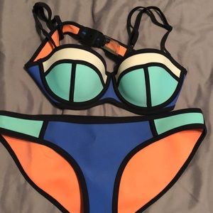 Two piece bathing suit